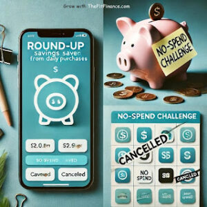 Effortless saving money by rounding up everyday every purchases
