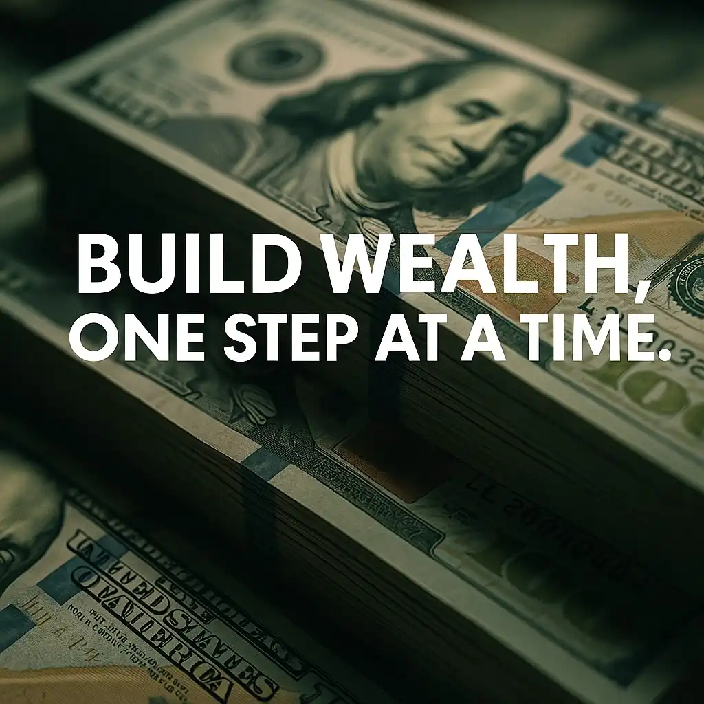 Stacked gold coins and growing plants symbolizing wealth growth, representing SIP vs Lump Sum investment strategies.