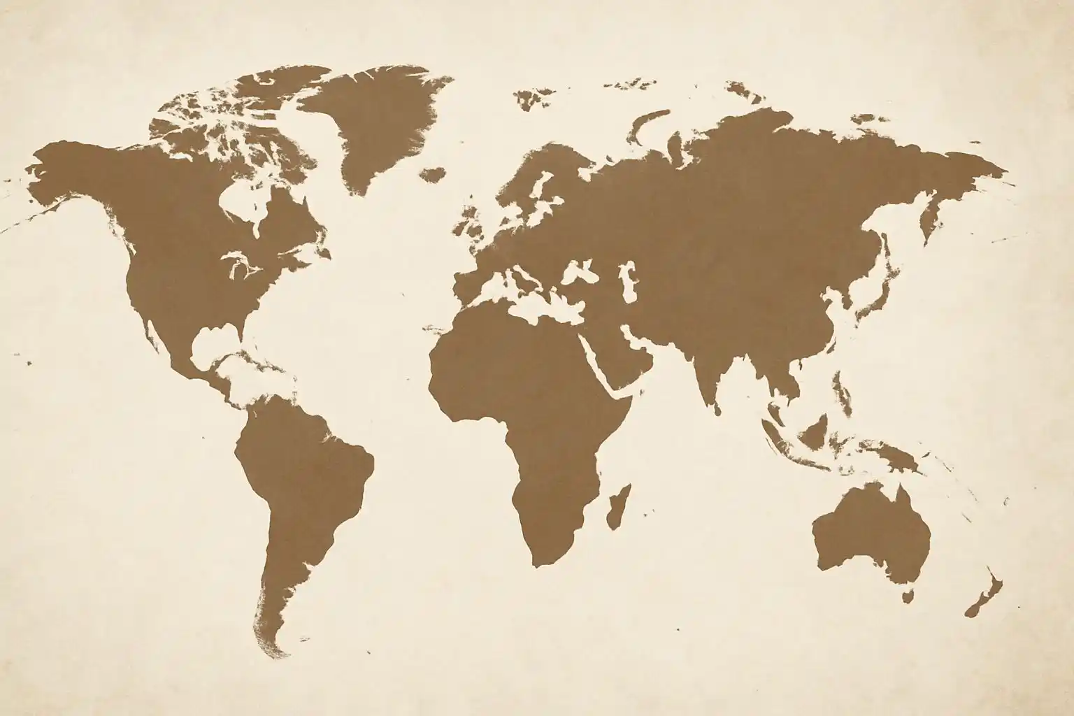 World map highlighting global opportunities for mutual funds investment across different countries.