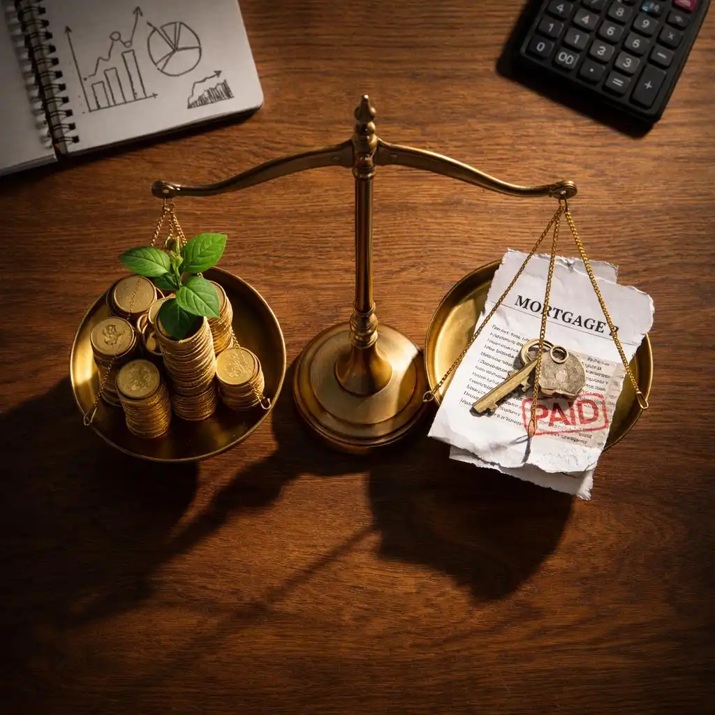 Weighing options to pay off a home loan or invest, showing how to get out of a mortgage strategically